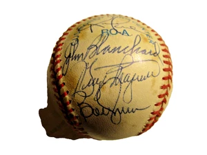 NY YANKEES SIGNED AUTOGRAPHED BASEBALL RON GUIDRY TOMMY JOHN BOBBY MURCER  - Picture 1 of 7