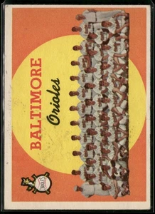 1959 Topps #48 Orioles Team Card / First Series Checklist: 1-88 VG/VG-EX - Picture 1 of 2