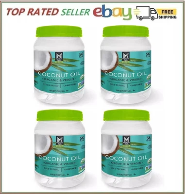 Paquete de 4 - Aceite de coco virgen orgánico Member's Mark, 56 oz. Foto 1 de 4