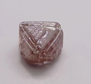 0.81ct AUSTRALIAN Rough Fancy PINK DIAMOND Top Loose Diamond Gem Faceting ๐ - Picture 1 of 22