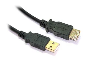 Cavo Prolunga 3M 3 Metri Misuratore USB 2.0 A ad A ORO - INVIATO OGGI - Foto 1 di 1