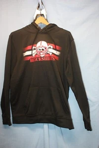 Sudadera con Capucha Chaqueta Ligera Por Colosseum NEBRASKA CAMISAS NEGRAS Talla Grande - Imagen 1 de 4
