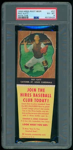 1958 Hires Root Beer #57 Ray Kaat With Tab PSA 6 - Picture 1 of 2