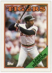 1988 Topps #743 Larry Herndon Detroit Tigers Baseball Card - Picture 1 of 1