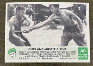 (U SELECT CARDS ) 1966 PHILADELPHIA GUM GREEN BERETS SINGLES NM++ - Bild 1 von 83