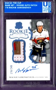 2023-24 THE CUP MACKIE SAMOSKEVICH ROOKIE AUTO PATCH # 176/249 - Foto 1 di 2