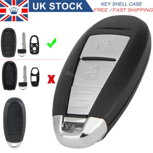2 Button Remote Key Fob Shell For Suzuki SX4 S-Cross Vitara Swift Ignis Kizashi - Picture 1 of 11