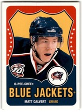 2010-11 O-Pee-Chee Retro Matt Calvert Rookie #612 Columbus Blue Jackets