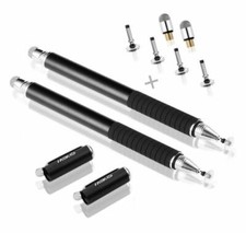 MEKO Universal CMK21DISCBB Disc Stylus Pen, Black - 2 Piece