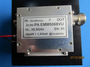 3cm / 10GHz-PA 15mW 1,5Watt - Photo 1/13