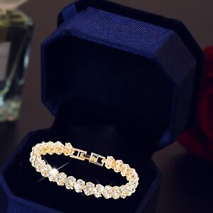 Gold Single Drainage Rhinestone Bracelet Diamond Bracelets For Women Bracelets