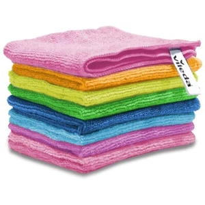 Vileda Microfibre Cloths Colors 30x30cm Maxi Pack 8pcs - 5975 - Picture 1 of 1