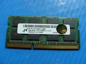 Dell M14x R2 Micron 4GB 2Rx8 PC3-12800S Memory RAM SO-DIMM MT16JTF51264HZ-1G6M1 - Picture 1 of 2