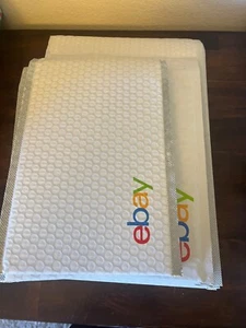 New eBay Shipping Supplies 15 Padded Airjacket Bubble Mailers 3 Variety of Sizes - Picture 1 of 6