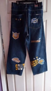 Jaguars LA Official Series HBCU Jeans Size 40W 1990's RAVERS,SKATERS - Picture 1 of 6