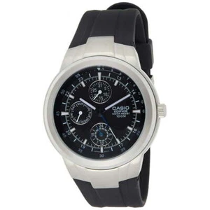 Casio Men's EF305-1AV Edifice Multifunction Watch With Black Resin Band - Picture 1 of 1