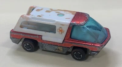Vintage 1969 Hot Wheels Redline The Heavyweights ambulância vermelha (SIRENE FALTANDO) - Imagem 1 de 4