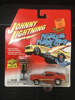 FAKE OUT Johnny Lightning TOM DANIEL'S FEARLESS FUNNY CARS SEALED Car - Image 1 of 2