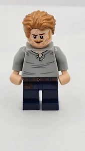 LEGO Jurassic World Owen Grady Open Neck Shirt Minifigure jw048 76949 - Picture 1 of 3