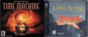 The New Adventures of the Time Machine & The Legend of Lotus Spring Pc New XP - Picture 1 of 2