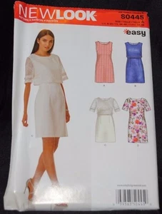 NEW LOOK 6342/SO445 MISSES' DRESS WITH OR WITHOUT OVERBODICE size 8-20 - Picture 1 of 4