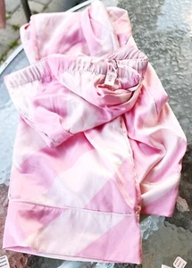 Victoria's Secret Rare Vintage XL Luxe Satin ๐ Pink Pockets pajama Pant Stripe - Picture 1 of 1