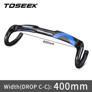 Road Bike Carbon Fiber Integrated Handlebar Internal Routing Bicycle Handlebar  - Picture 1 of 43