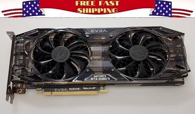 EVGA GEFORCE RTX 2080 Ti BLACK EDITION GAMING GRAPHICS VIDEO CARD 11G-P4-2281-KR - Image 1 of 4