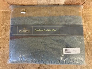 Pendleton Home Collection Eco-Wise Wool Easy Care Throw, Shale Stripe 54 x 60 - Picture 1 of 8
