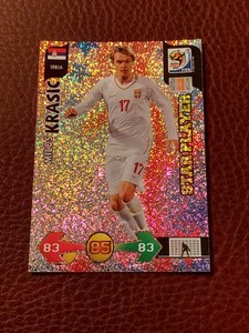 2010 Panini Adrenalyn XL World Cup World Cup - Milos Krasic Star Player