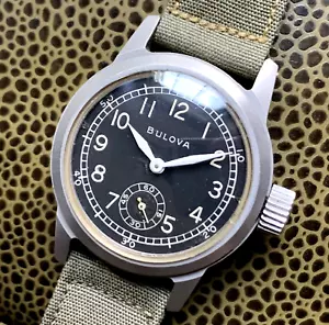 1944 Bulova ORD Corps 10AK US Military Issued WWII Stainless Steel - Serviced - Picture 1 of 10