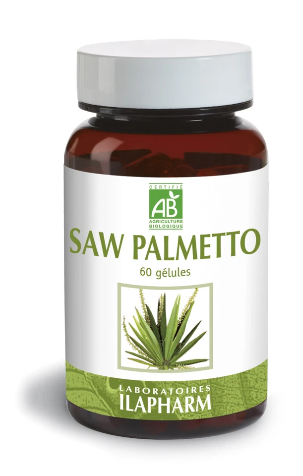 LABORATOIRES ILAPHARM Saw Palmetto BIO - Mieux vider sa vessie - 60 g?�lules