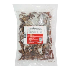 Dried Pullen Red Cotton Flower Bombax Ceiba L Thai Spicy Noodles Food Tea Herb - Picture 1 of 10