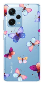 Coque en silicone imprimée compatible Xiaomi Redmi Note 12 Pro Plus Papillons co - Bild 1 von 3