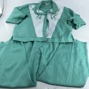 Vintage Park Place Trainingsanzug Damen XL Jacke und Hose grün/weiß - Bild 1 von 11