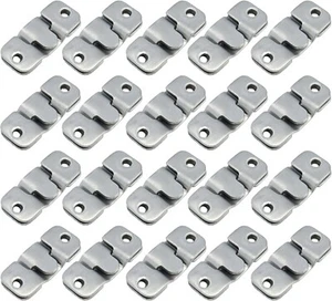 20 Pairs Sectional Couch Connectors Furniture Interlocking, Metal Sectional Clip - Picture 1 of 9