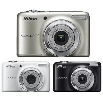 Nikon COOLPIX L25 CCD digital camera 10.1MP 5x optical zoom,2.5"LCD, Scene Modes - Image 1 of 4