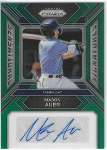 2024 Prizm MASON AUER T.B. Rays Green Sensational Signatures (Autograph) #SS-MA - Picture 1 of 2