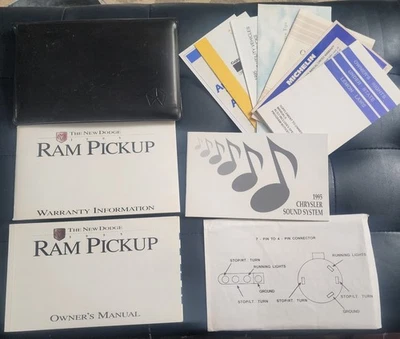 1995 Dodge Ram 1500/2500/3500 Pick Up Truck Owners Manual/ Warranty Trailer (1) - Изображение 1 из 4