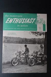 Revista Harley-Davidson Enthusiast Laconia de colección mayo de 1961 Lake Winnipesaukee - Imagen 1 de 24
