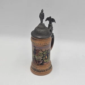 Vintage 6 1/2" Regimental German Stein, inv. - Picture 1 of 24