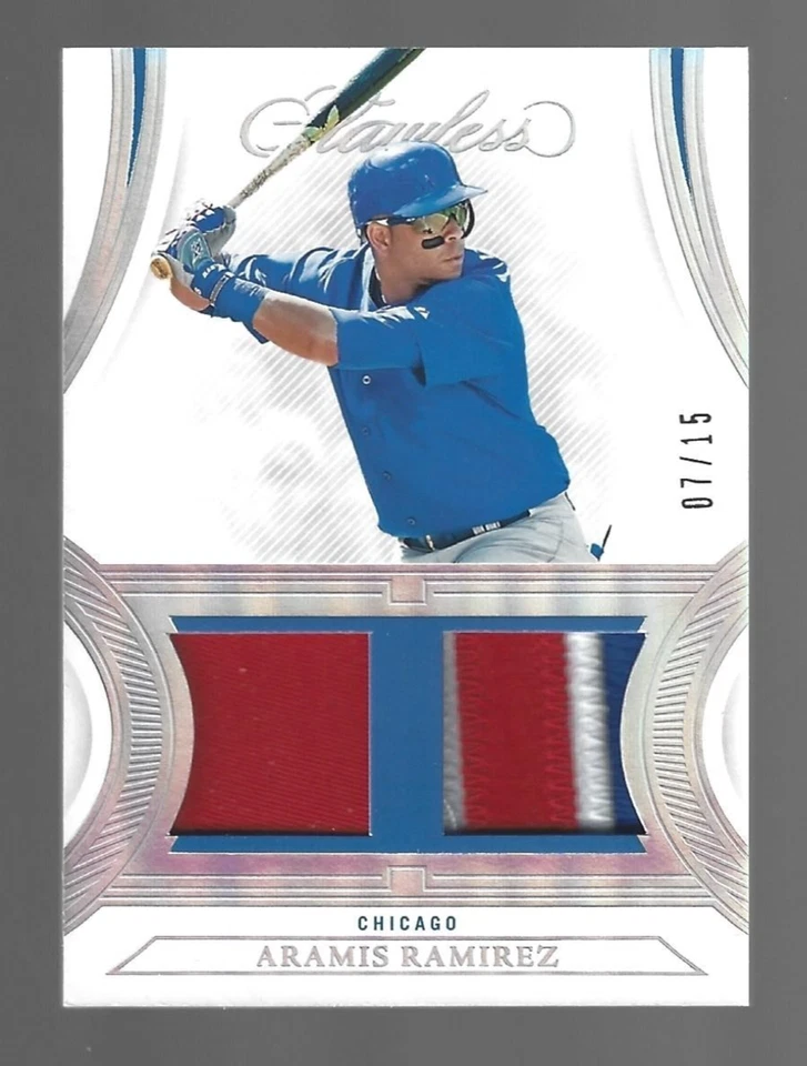 Parche doble impecable Panini Aramis Ramírez 2022 7/15 💲 Foto 1 de 3