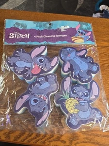 Pack de 4 esponjas de limpieza Disney Stitch - Imagen 1 de 4