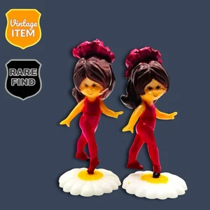 Ballerina ballerina ballerina balletto ballerina vintage anni 80 topper per cupcake bomboniere festa - Foto 1 di 8