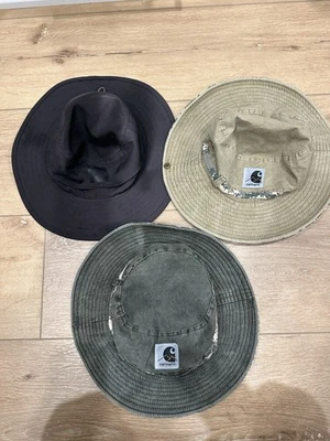Northface Carhartt Sarfari Brim Bucket Hats Small/medium Green Tan Black - Image 1 of 4