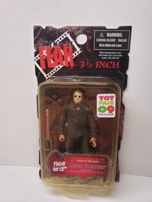 CINEMA OF FEAR FRIDAY THE 13TH JASON VOORHEES TOY FAIR 09 EXCLUSIVE FIGURE - Image 1 of 4