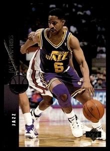 1994-95 Upper Deck Jay Humphries #74 Utah Jazz NBA Basketball Base Set - Picture 1 of 2