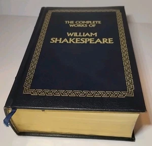 The Complete Works of William Shakespeare Hardcover Book Gold Foil Classic  - Imagen 1 de 6