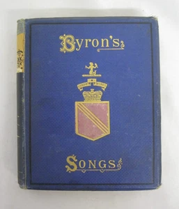 Songs by Lord Byron Virtue & Co Publishers 1872 Good Condition - Picture 1 of 17
