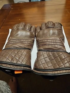 Men's Brown Leather Gloves XL Catton D30 WP Glove - Picture 1 of 3